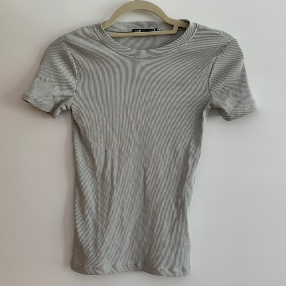 Zara Ribbed Tee